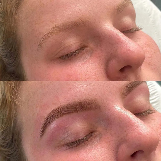 BrowXenna® Brow Henna Kit with Hyaluronic Mixing Base #205 Dark Blonde